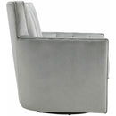 Elements International Loden Swivel Chair in Royale Gun Metal - 3A IMAGE 3
