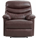 Elements International Palmdale 91491 Power Recliner Pu Red/brown IMAGE 2