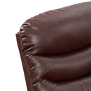 Elements International Palmdale 91491 Power Recliner Pu Red/brown IMAGE 5