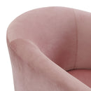 Elements International Rocket 6273 Swivel Chair In Broadway Blush IMAGE 4