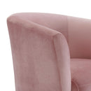 Elements International Rocket 6273 Swivel Chair In Broadway Blush IMAGE 5