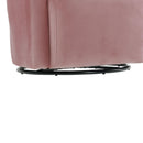 Elements International Rocket 6273 Swivel Chair In Broadway Blush IMAGE 6