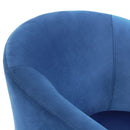 Elements International Rocket 6273 Swivel Chair In Broadway Navy IMAGE 4
