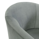 Elements International Rocket 6273 Swivel Chair In Broadway Gun Metal IMAGE 4
