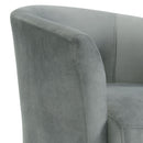 Elements International Rocket 6273 Swivel Chair In Broadway Gun Metal IMAGE 5