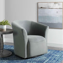 Elements International Rocket 6273 Swivel Chair In Broadway Gun Metal IMAGE 7