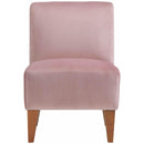Elements International Scarlett Slipper Chair In Broadway Blush IMAGE 2