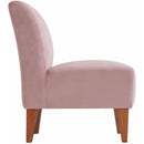Elements International Scarlett Slipper Chair In Broadway Blush IMAGE 3