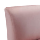 Elements International Scarlett Slipper Chair In Broadway Blush IMAGE 4