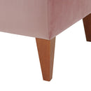 Elements International Scarlett Slipper Chair In Broadway Blush IMAGE 6