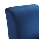 Elements International Scarlett Slipper Chair In Broadway Navy IMAGE 4