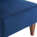 Elements International Scarlett Slipper Chair In Broadway Navy IMAGE 5