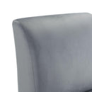 Elements International Scarlett Slipper Chair In Broadway Gun Metal IMAGE 4