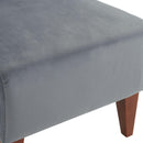 Elements International Scarlett Slipper Chair In Broadway Gun Metal IMAGE 5