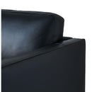 Elements International Stockholm Large Sofa in Fiero Black (Top Grain/PVC) IMAGE 4