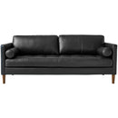 Elements International Stockholm Large Sofa in Fiero Charcoal (Top Grain/PVC) IMAGE 2