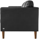 Elements International Stockholm Large Sofa in Fiero Charcoal (Top Grain/PVC) IMAGE 3