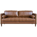 Elements International Stockholm Loveseat In Fiero Tan (Top Grain/PVC) IMAGE 2