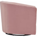 Elements International Stanton Swivel Chair in Royale Blush W/ Nails - 3A IMAGE 3
