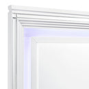Elements International Twenty Nine Youth Dresser & Mirror Set White IMAGE 3