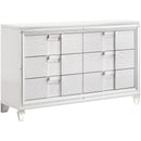 Elements International Twenty Nine Youth Dresser & Mirror Set White IMAGE 5