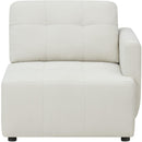 Elements International Armani LSF Chaise Modular 6 pc Sectional with Ottoman Natural IMAGE 11
