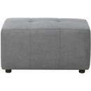 Elements International Armani LSF Chaise Modular 6 pc Sectional with Ottoman Charcoal IMAGE 14