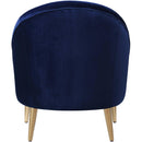 Elements International Trinity Accent Chair (gold stainless legs) IMAGE 3