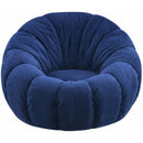 Elements International Derby Chair In Comet Cobalt IMAGE 2