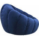 Elements International Derby Chair In Comet Cobalt IMAGE 3