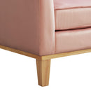 Elements International Palmer Chair Blond Ash Distressed Wood Royale Blush IMAGE 6