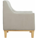Elements International Palmer Chair Blond Ash Distressed Wood Garrison Hemp IMAGE 3