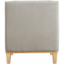 Elements International Palmer Chair Blond Ash Distressed Wood Garrison Hemp IMAGE 4