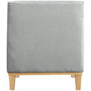 Elements International Palmer Chair Blond Ash Distressed Wood Garrison Grey IMAGE 4