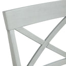 Elements International El Paso Counter Side Chair With Cream/Natural IMAGE 5