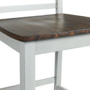 Elements International El Paso Counter Side Chair With Cream/Natural IMAGE 6