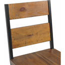 Elements International Melton Counter Side Chair in Brown IMAGE 5