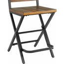Elements International Melton Counter Side Chair in Brown IMAGE 6