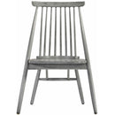 Elements International Bowen Side Chair Antique Grey IMAGE 2