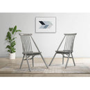 Elements International Bowen Side Chair Antique Grey IMAGE 8