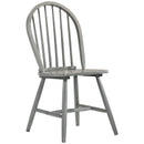 Elements International Evie Side Chair Antique Grey IMAGE 1