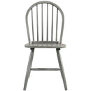 Elements International Evie Side Chair Antique Grey IMAGE 3