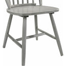 Elements International Evie Side Chair Antique Grey IMAGE 6