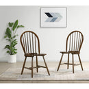 Elements International Evie Side Chair Walnut Cherry IMAGE 7