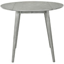 Elements International Jenson Round Folding Top Table Antique Grey 3A Packing IMAGE 2