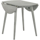 Elements International Jenson Round Folding Top Table Antique Grey 3A Packing IMAGE 3