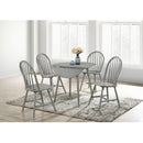 Elements International Jenson Round Folding Top Table Antique Grey 3A Packing IMAGE 9