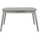 Elements International Sparrow Dining Table W/12” Leaf Antique Grey 3A Packing IMAGE 2