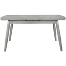 Elements International Sparrow Dining Table W/12” Leaf Antique Grey 3A Packing IMAGE 3