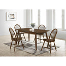 Elements International Sparrow Dining Table W/12” Leaf Walnut Cherry 3A Packing IMAGE 8